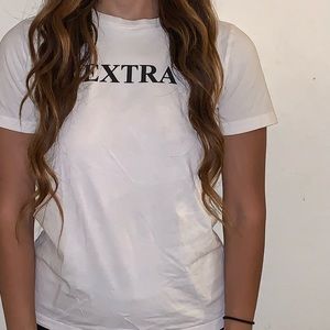 White extra shirt